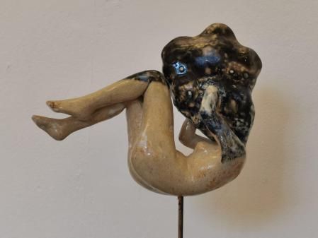 Exposición de Marta Salvador en La Mercè de Girona.