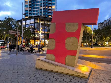 El Pink Barcino de Passeig de Gràcia.