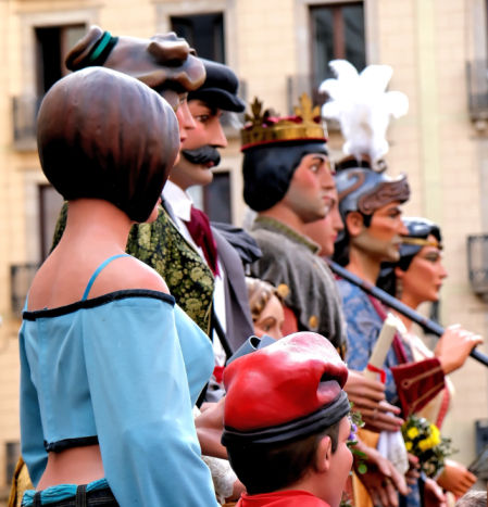 Los populares Gegants.