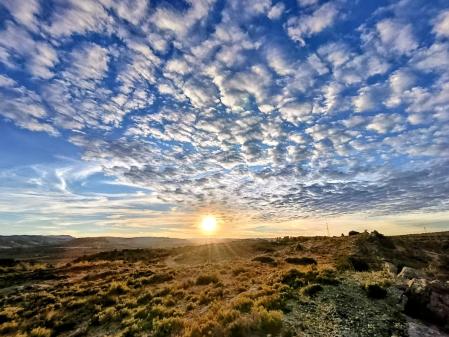 El cielo empedrado del Bajo Aragón.