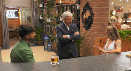 Alba y Enrique en 'First Dates'