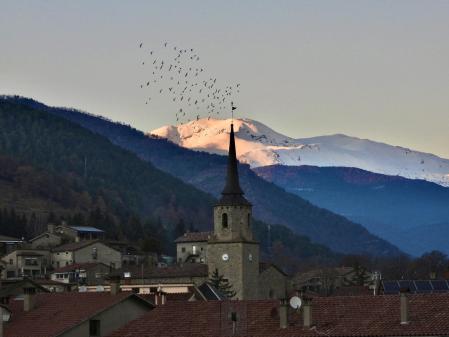 El Puigmal desde Campdevànol