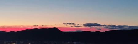 El cielo bicolor de Igualada.