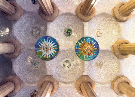 Sala Hipóstila del Park Güell.