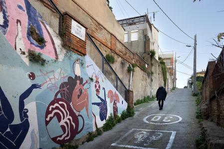 La calle Guatlla, la primera del Turó en la que se intervendrá a partir de abril