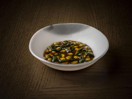 Uno de los platos de Artur Martínez en Aürt