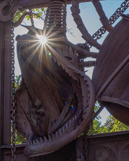 El Drac de los Pavellons de la Finca Güell.