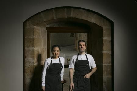 Óscar Ferreras y Katsuko Nakamura, propietarios del restaurante Ruda