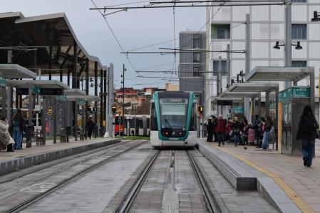El TRAM en Glòries.