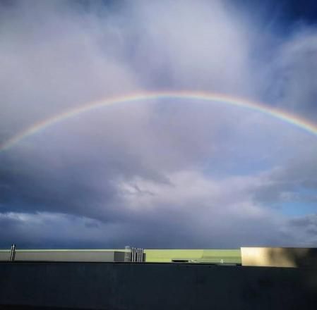 Arcoíris sobre Centro Penitenciario Mas d'Enric.