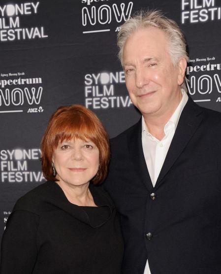 Alan Rickman junto a su mujer, Rima Horton en una imagen de archivo