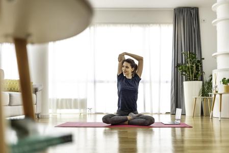 Un momento de flexibilidad al despertar