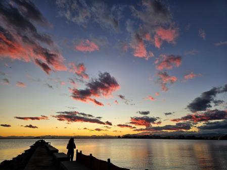 El mirador del atardecer en Roses.