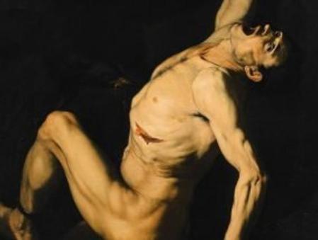 En la imagen, 'Prometeo', de José de Ribera, de gran tamaño (193,5 por 155,5 centímetros)