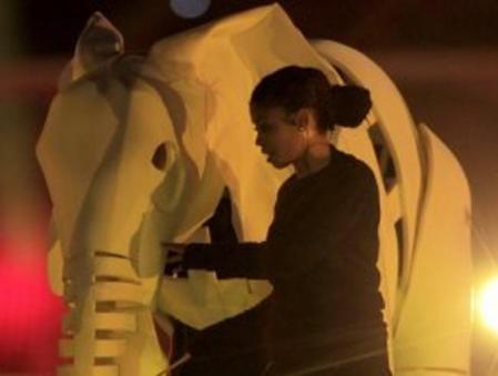 Un momento de la ceremonia de clausura del Mundial