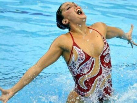 Andrea Fuentes ha ganado la plata en la final de la rutina individual libre