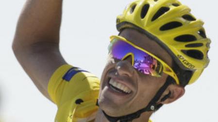 Alberto Contador, ganador del Tour de Francia del año pasado