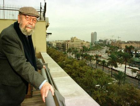 Luis García Berlanga, retratado en Barcelona en el año 2007