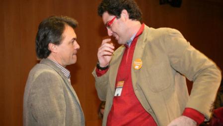 Artur Mas y David Madí conversan