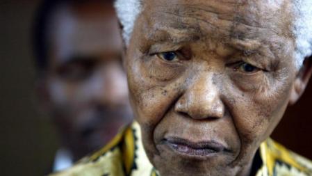 El ex presidente sudafricano Nelson Mandela