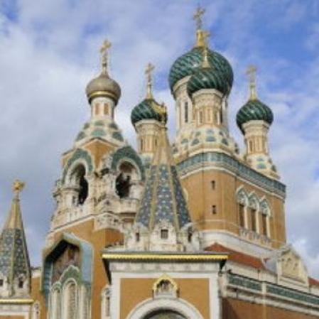 Catedral de San Nicolás, la iglesia ortodoxa en Niza
