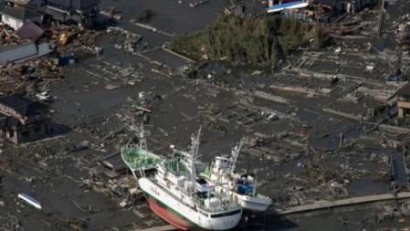 Imagen de la destrucción en Sendai, prefactura de Miyagi