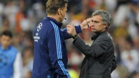 José Mourinho, en el momento de ser expulsado en el encuentro ante el Barça