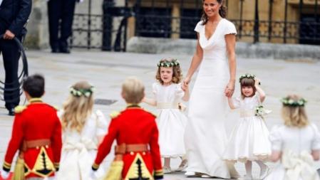 Pippa Middleton, la hermana de la novia, también de McQueen