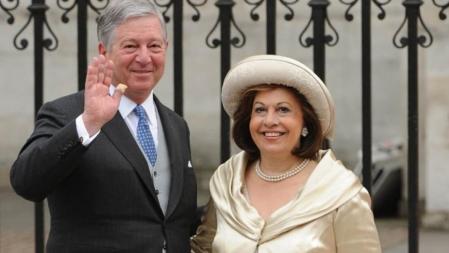 Alexander II de Serbia y la princesa Katherine