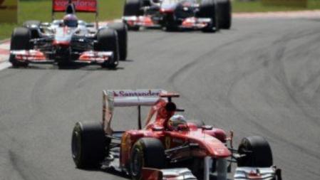 Fernando Alonso, durante un momento del GP de Turquía