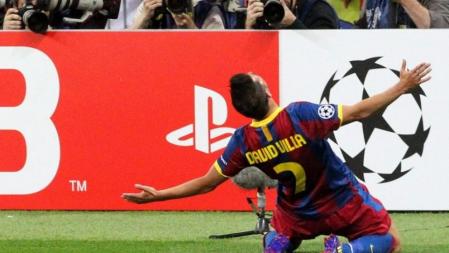 David Villa se reencontró con el gol en el mejor momento que podía hacerlo