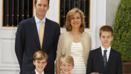 La familia Urdangarín Borbón