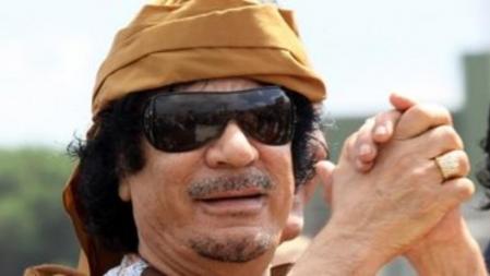 El líder libio Muanmar el Gadafi