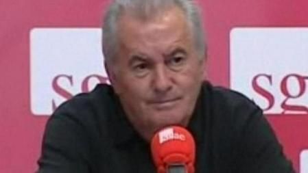 Víctor Manuel en rueda de prensa en la sede de la entidad