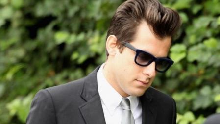 Mark Ronson, en el funeral de Winehouse