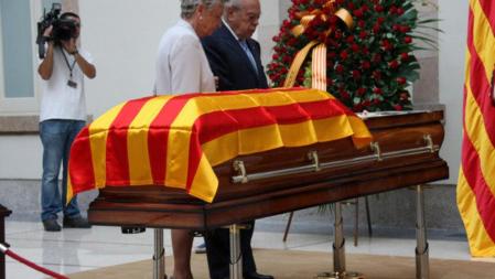 Jordi Pujol se ha despedido, emocionado, de Heribert Barrera