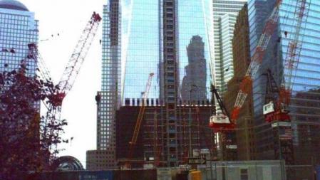 Una foto de la zona cero de agosto de 2011