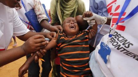 Voluntarios de Médicos Sin Fronteras en Dadaab.