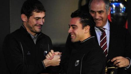 Xavi y Casillas, en una foto de archivo