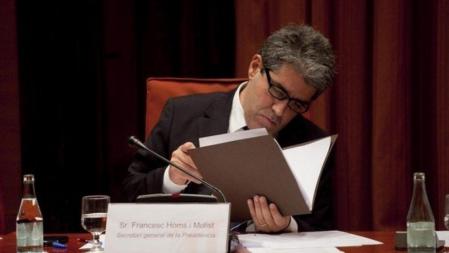 El portavoz del Govern, Francesc Homs.