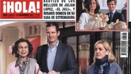 Portada de la revista '¡Hola!'