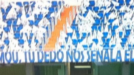 La pancarta de la polémica