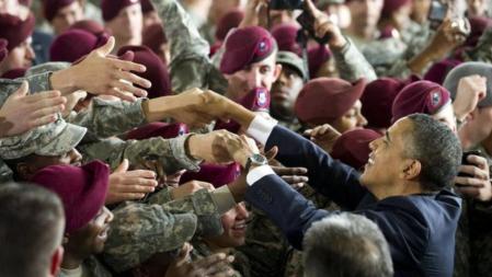 El presidente Obama marcó ayer el fin 