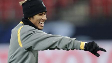 Neymar, jugador del Santos