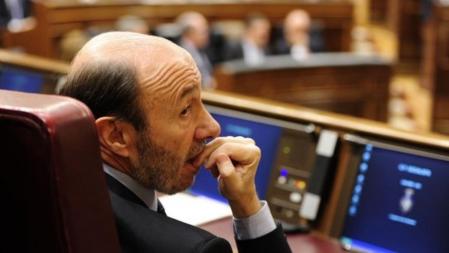 Alfredo Pérez Rubalcaba, en el Congreso