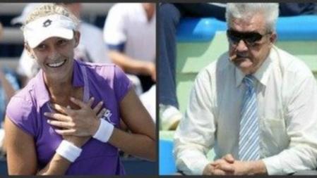 Mirjana Lucic y su padre Marinko