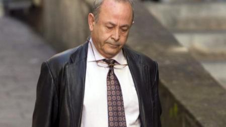 El juez José Castro a su llegada a los juzgados de la capital balear.