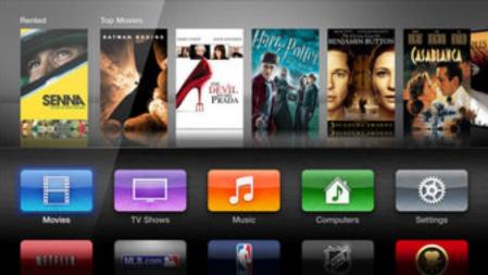 Una imagen del nuevo Apple TV con Alta Definición 1080p