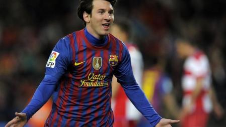Messi logró su gol 232 frente al Granada en el Camp Nou