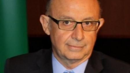 El ministro de Hacienda y Administraciones Públicas, Cristóbal Montoro, en una conferencia el Cercle d'Economia de Barcelona